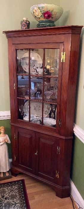 Vintage Corner Cabinet