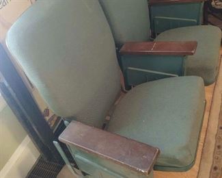 Antique Movie Theater Seats Rocking Cardinal Theater Raleigh