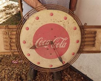 1940's Coca Cola Clock Works!!!