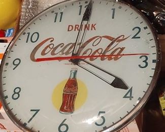 1960's Double Bubble Coca Cola Clock
