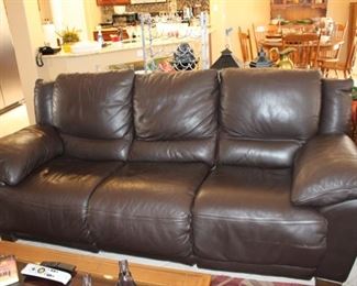 Leather sofa