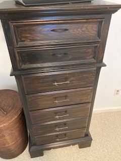 Lingerie chest with two matching bedside chests/night stands
