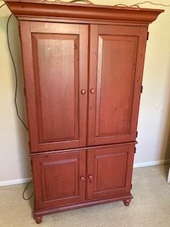 Red armoire 