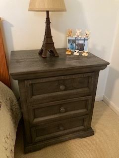 Wood nightstands