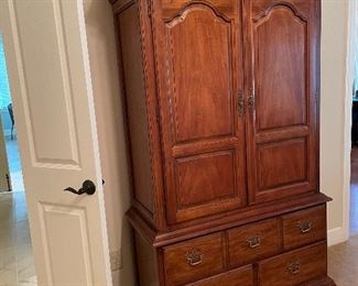 Beautiful wood armoire 