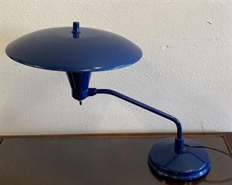 Blue Retro Style Heavy Metal Lamp NICE