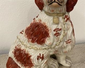 Vintage Staffordshire Spaniel Dog