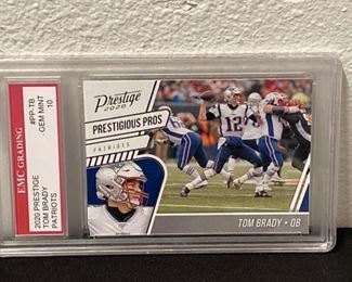 Tom Brady Graded Football Card