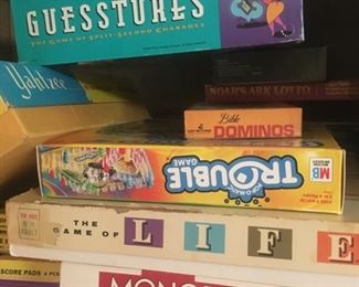 Vintage Popular Boardgames--Puzzles too!
