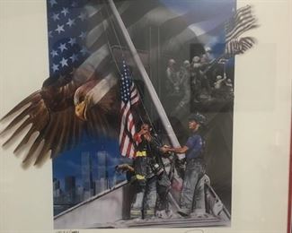 Matted, Framed & Signed 9/11  Print