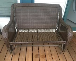 Sturdy & Handsome Porch Glider/Swing --Clean Cushions included (but not pictured)