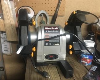 KingCraft Grinder--One of Many Workbench Clean/Newer Power Tools