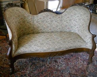 antique settee victorian