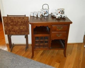 unusual antique cabinet