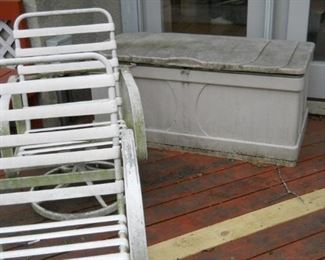 Suncast storage patio