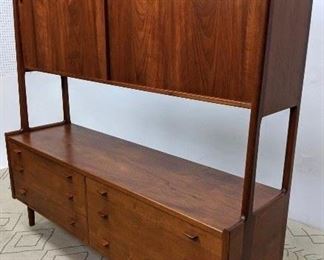 Hans Jorgen Wegner for Mobler. Teak two tier credenza  