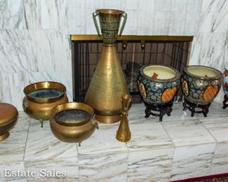 Brass and Asian Decor