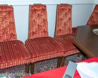 FABULOUS 1960s Velour Dining Chairs