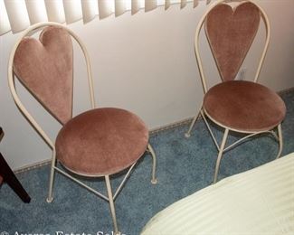 Heart Back Chairs