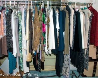 RACKS of Women's Clothes