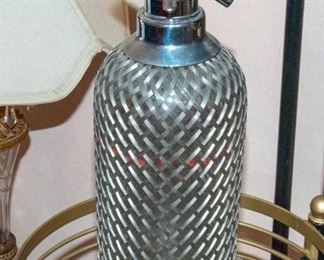 Vintage Mesh Seltzer Bottle