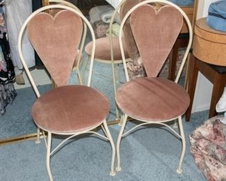 Heart Back Chairs