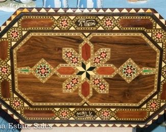 Inlaid Wood Tray