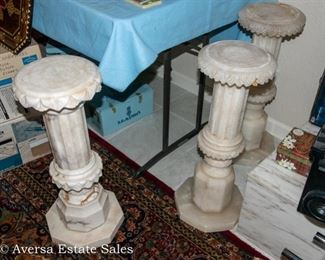 Marble/Alabaster Plant Stands