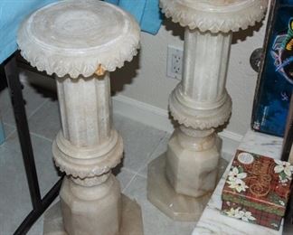 Marble/Alabaster Plant Stands