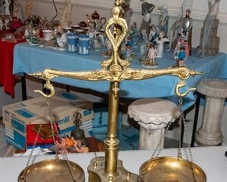 BRASS Scale with Weights