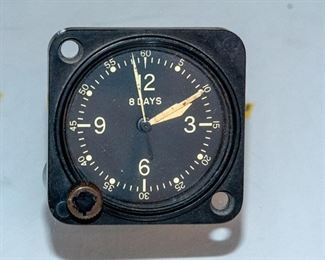 WWII Waltham Clock Co - Aviator Clock
