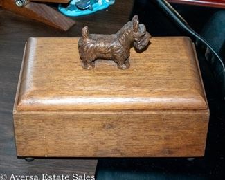 Scotty Dog Wood Box