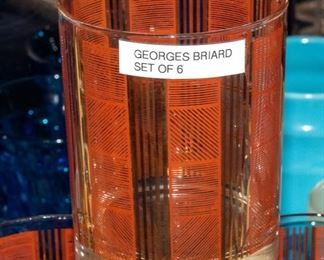 Mid Century Modern Glassware by Georges Briard