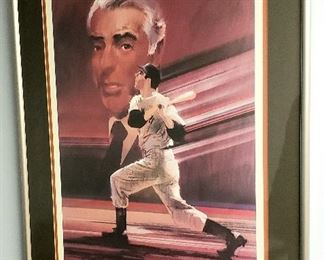 Joe DiMaggio framed print