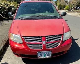 2003 Dodge Van Wheelchair ramp built in.  Clean Title. Asking 15k. Brake light stuck on, but no issues. 60,172 miles. 