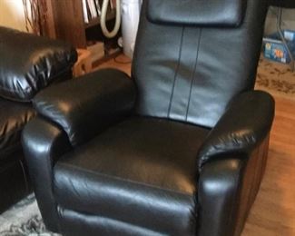 Very nice recliner! Faux leather