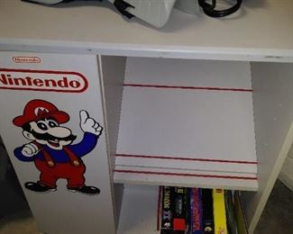 Nintendo shelf unit