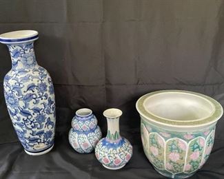 Floral Ceramic Pots and Vases