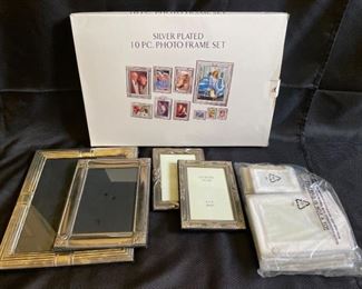 Silver Plated Photo Frame Set