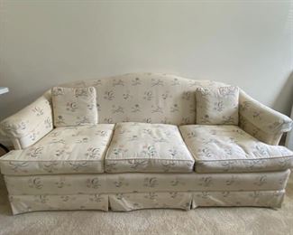 Vintage Style Floral Sofa