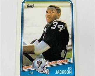 1988 Topps Bo Jackson Rookie card