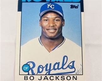 1986 Topps Bo Jackson Rookie Card