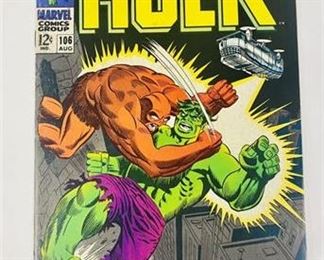 Incredible Hulk #106 Comic Book