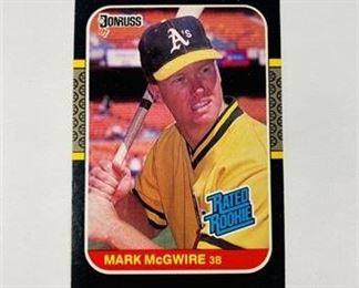 MINT 1987 Donruss Mark McGuire Rookie card