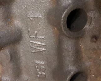 Ford 351 Winsor Block comes with Cylinder Heads, Hilborn Fuel Injection, Howard Connecting Rods, Oil Pan, Pistons.