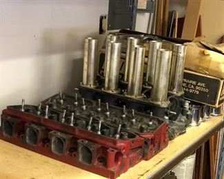 351 Cylinder Heads (D1ZE6-090-AA and DOZE-6090A), Hilborn Fuel Injection System) 
