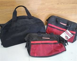 (2) craftsman tool bags & large tool bag