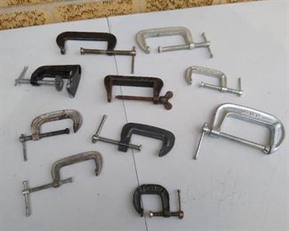 (10) C clamps