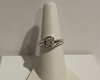 Sterling ring - size 6 3/4 inches  - price 20 dollars 