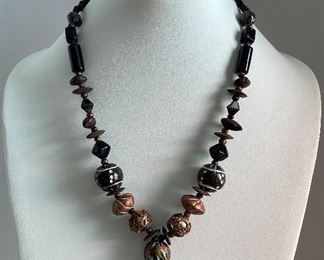copper necklace - 22 inches in length - price 40 dollars  